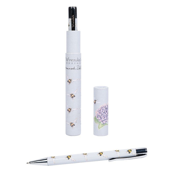 Bees in Flight | Ballpoint Pen in Gift Tube | Mini Gift | Wrendale Designs