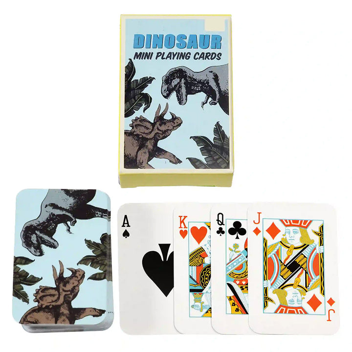 Prehistoric Dinosaur | Kids Mini Playing Cards | Little Gift | Cracker Filler