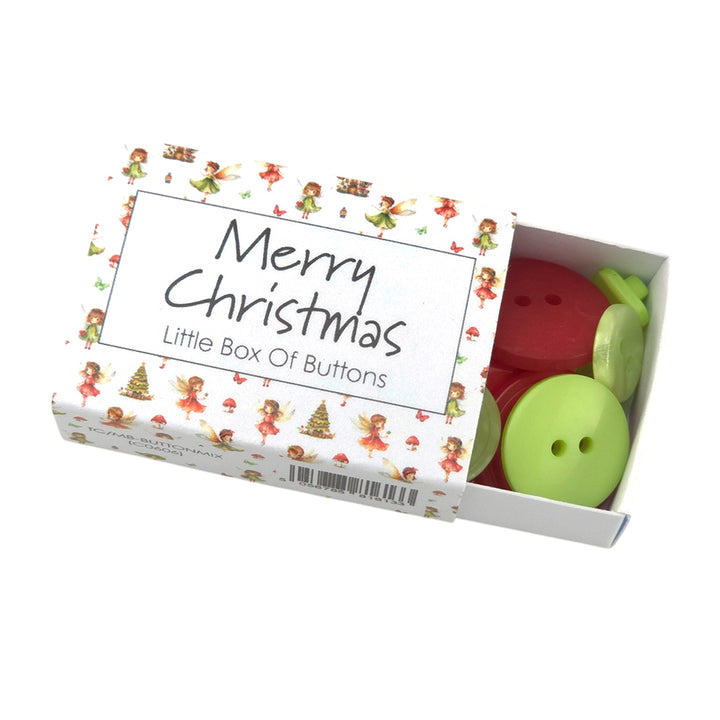 Christmas Fairies | Little Crafty Box of Buttons | Cracker Filler | Mini Gift