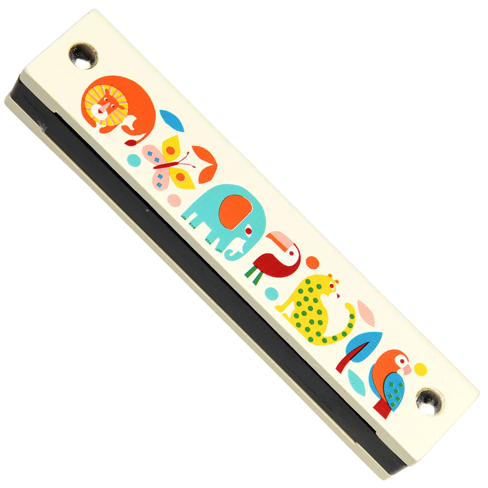 Traditional Harmonica | Wild Animals | Retro Feel Kids Gift Idea