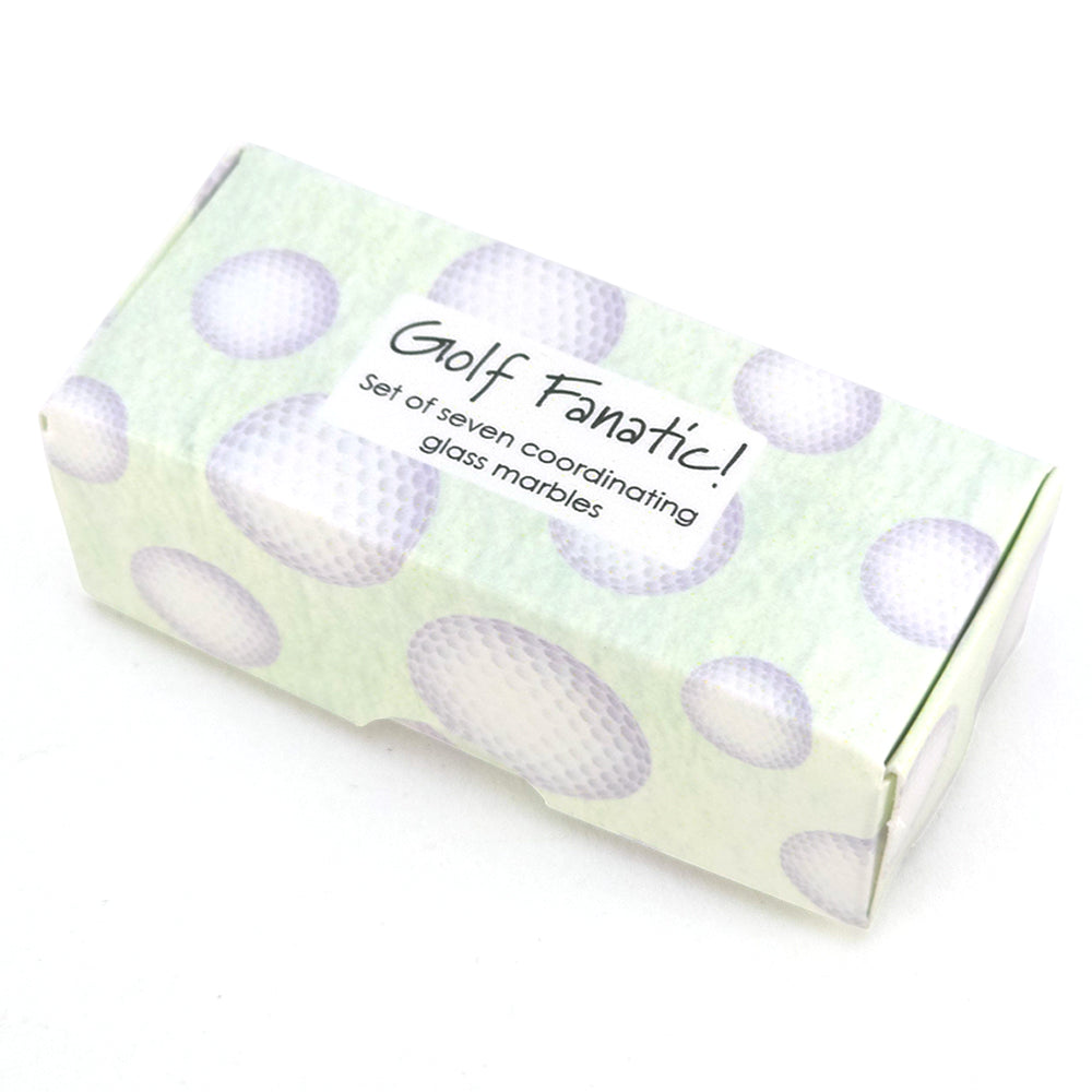 Golf Fanatic | Mini Box of Marbles for Grown Ups! | Cracker Filler Gift