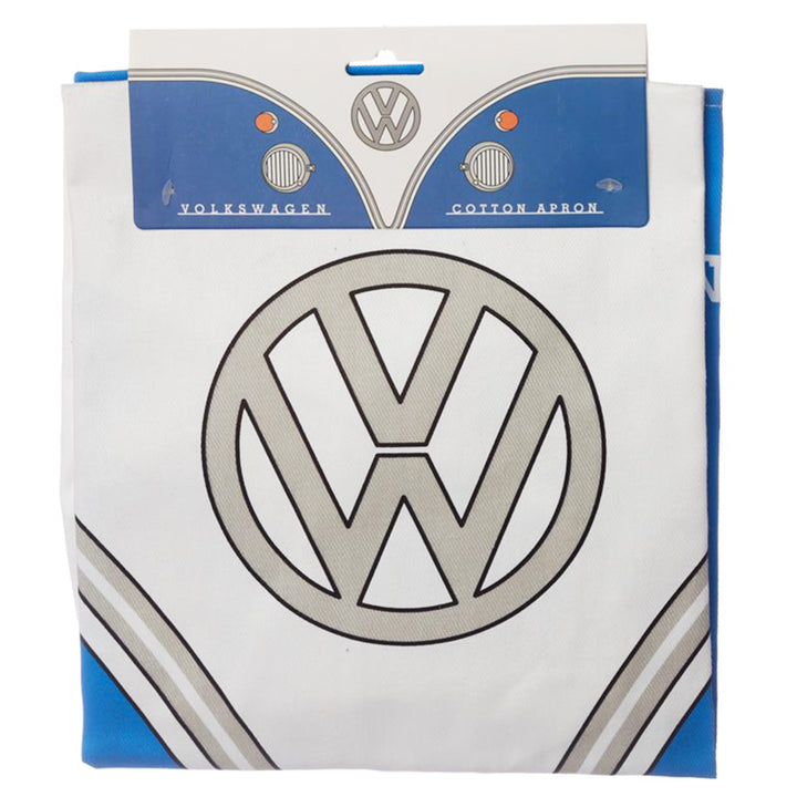 Volkswagen VW T1 Camper Bus Blue | Cotton Apron | Gift Idea