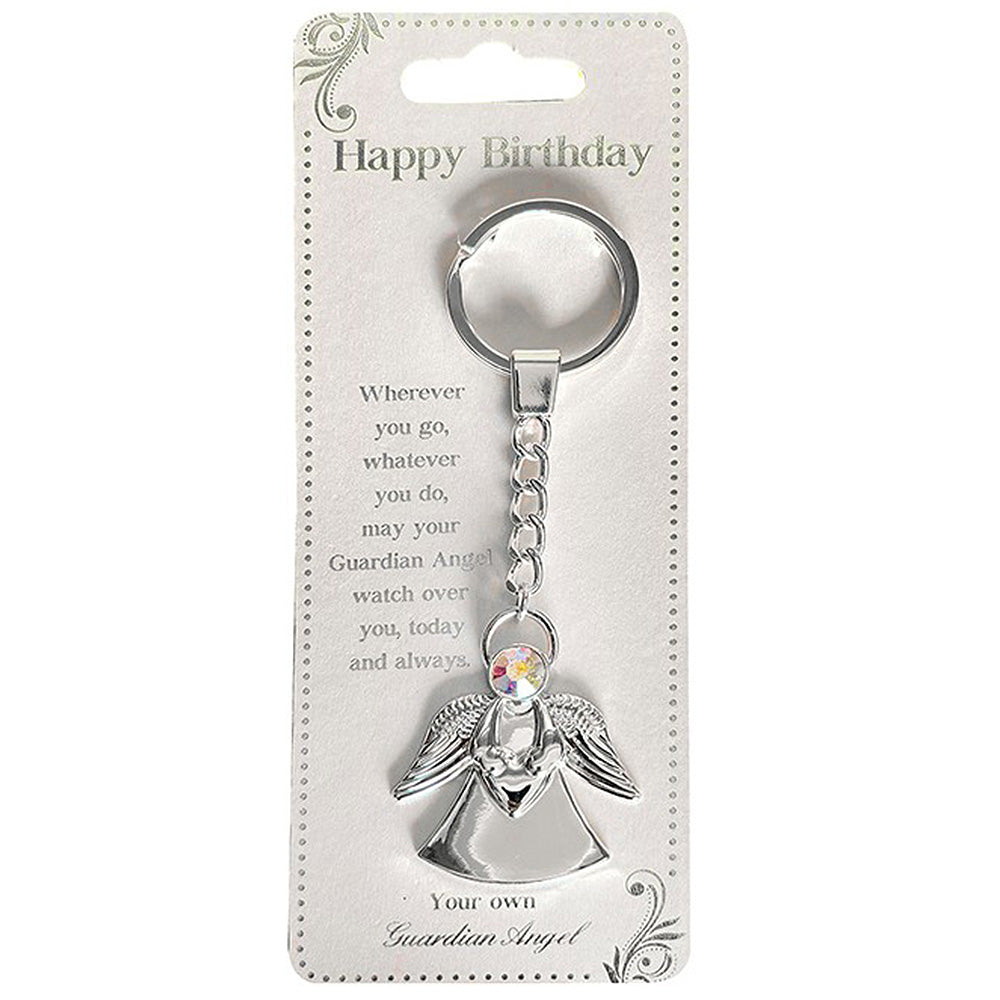 Happy Birthday | Guardian Angel Keychain | Mini Gift Idea