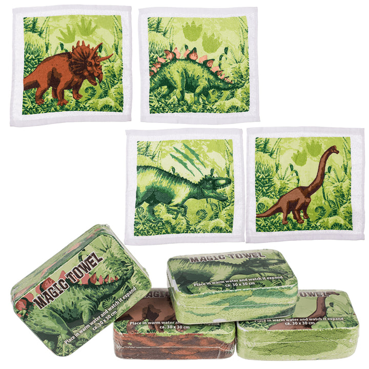 Dinosaur | Magic Expanding Flannel | Single | Little Gift | Cracker Filler