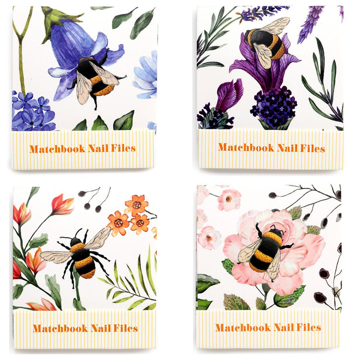 Bee Meadow | Matchbox Style Nail Files | Single | Little Gift | Cracker Filler