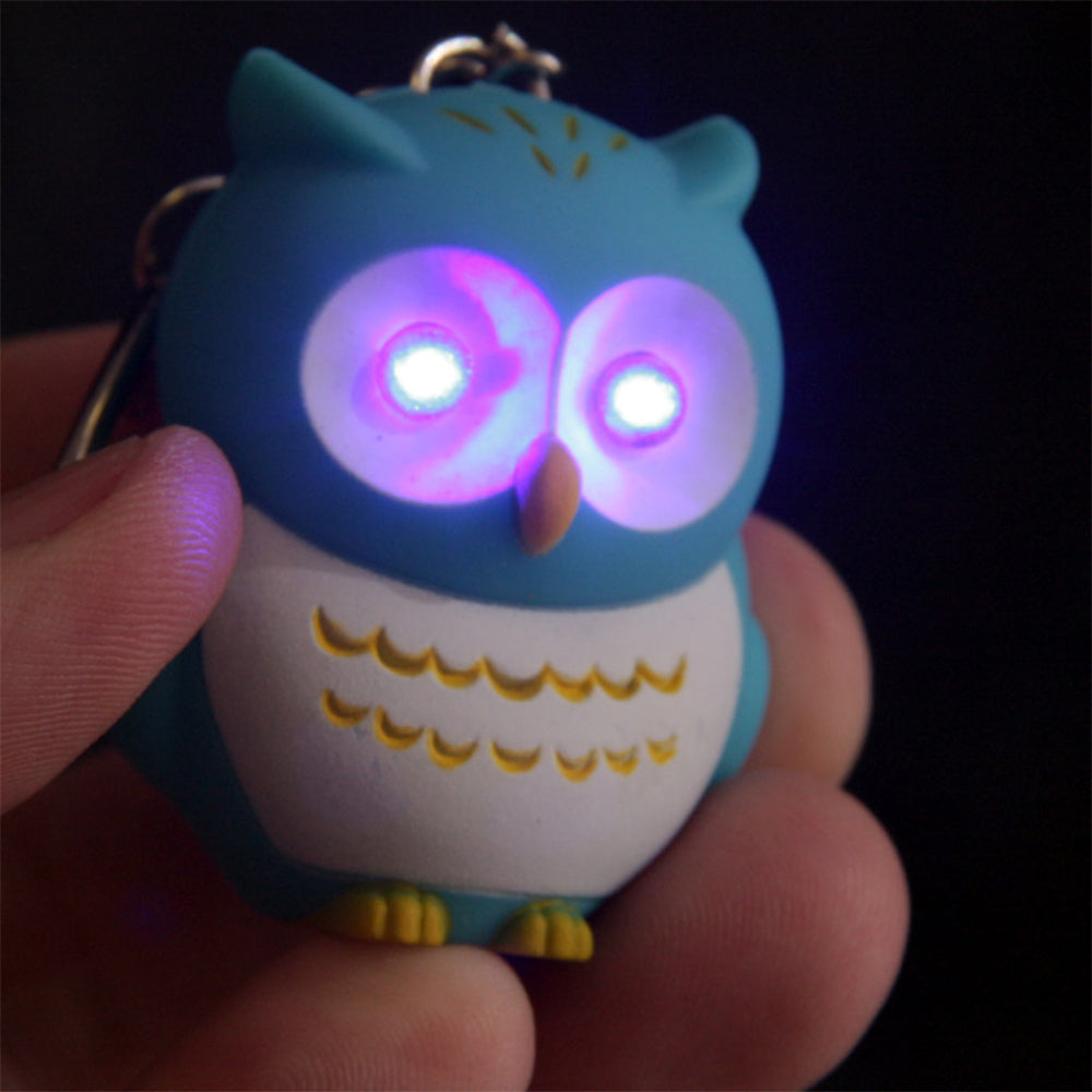 Bright Owl Keyring | Torch & Hooting Sound | Single | Mini Gift | Cracker Filler