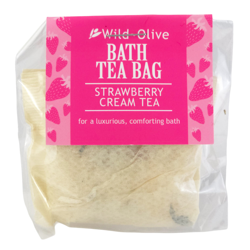 Strawberry Cream Tea | Bath Tea Bag | Mini Gift | Cracker Filler