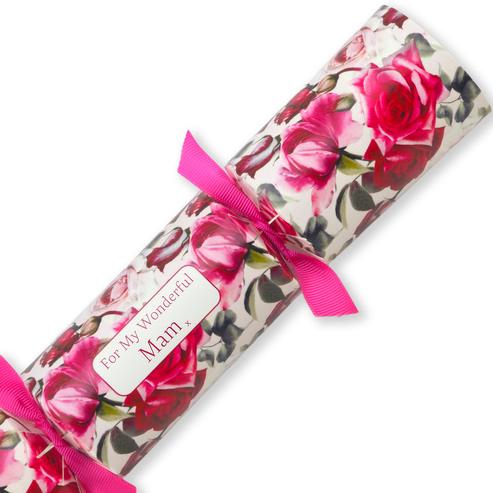 For My Wonderful Mam | Mother's Day Cracker Craft Kit | Perfect Rose | Single