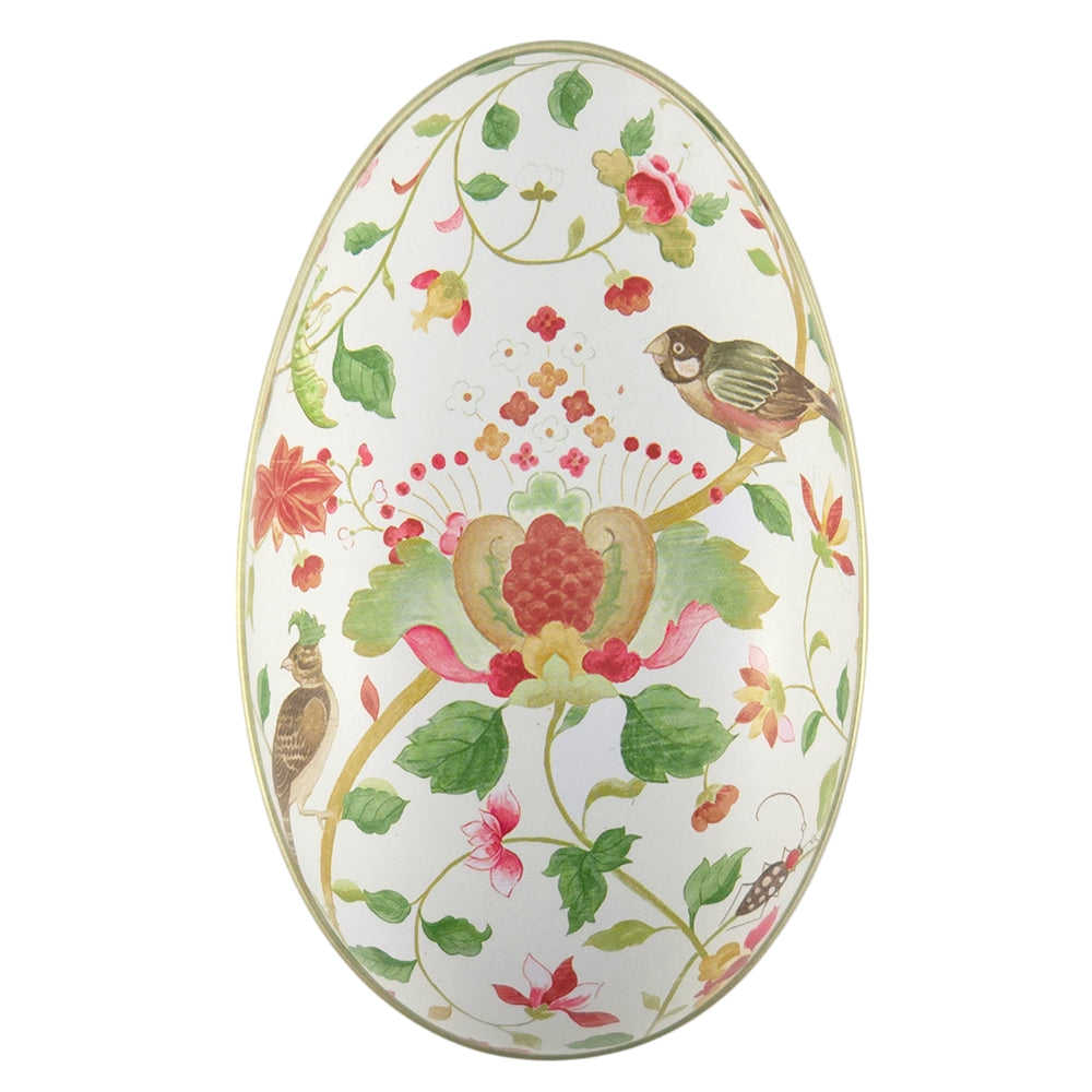 Two Part Fillable Tin Easter Egg | Sanderson | Flat Base | 11cm