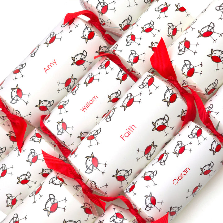 Personalised Cracker Making Craft Kit | Chirpy Robin | Minimum 4