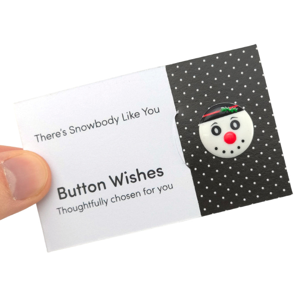 There's Snowbody Like You | Button Wishes Sew On Token | Cracker Filler