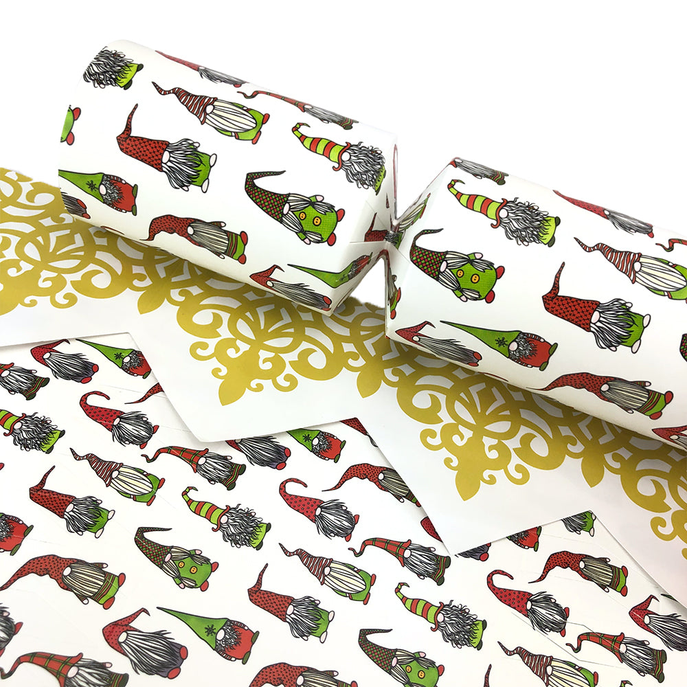 Bright Nordic Gonks | Christmas Cracker Making Craft Kit | Make &amp; Fill Your Own
