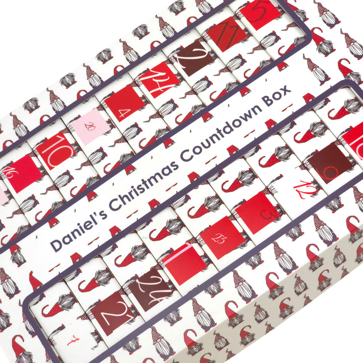 Personalised Advent Calendar Kit | 25 Soap Boxes & Outer Box | Nordic Gonk