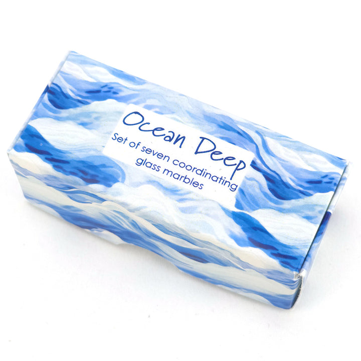 Ocean Deep | Mini Box of Marbles for Kids | Cracker Filler | Party Bag Gift