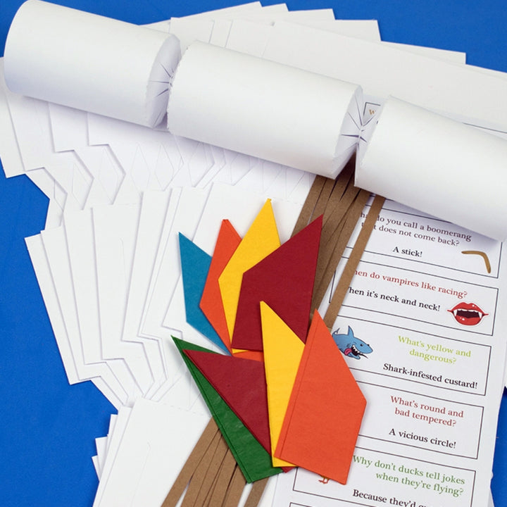 White Basic Make &amp; Fill Your Own Crackers | DIY Recyclable | Cracker Craft Kits