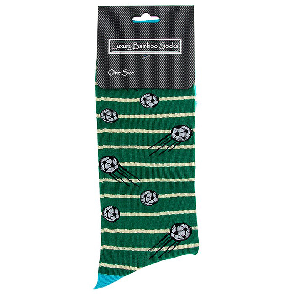 Football - He Shoots, He Scores! | Luxury Bamboo Socks | Mens | One Size