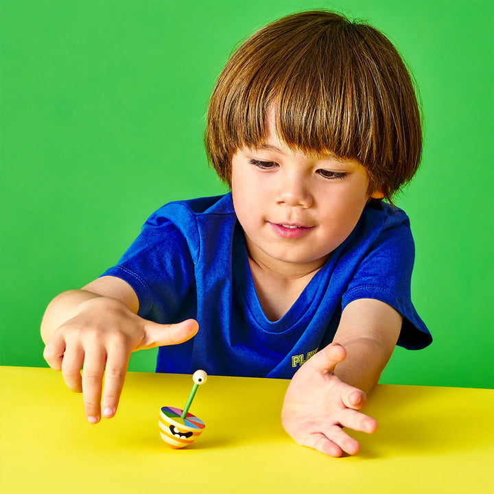 Dizzy Monster | Wooden Spinning Top | Single | Mini Gift | Cracker Filler