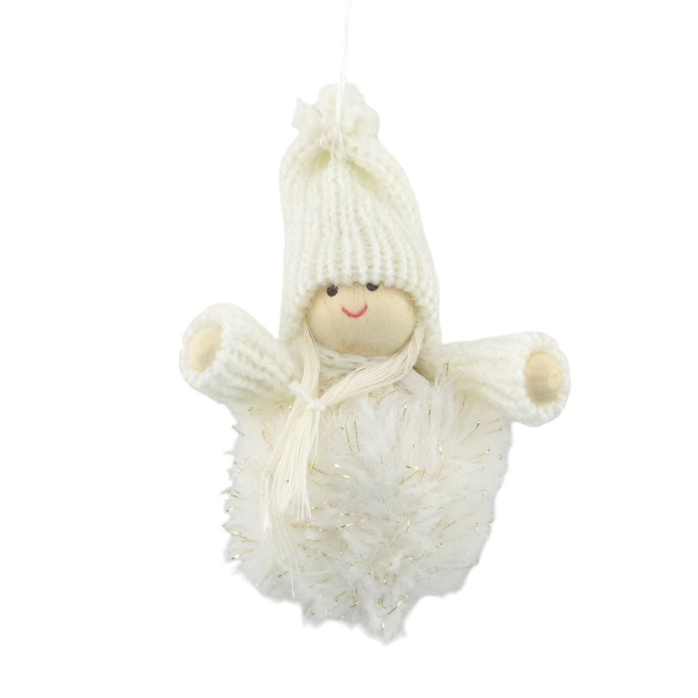 Pastel Pom Pom Style Skandi Christmas Tree Ornament | Single | Cracker Filler