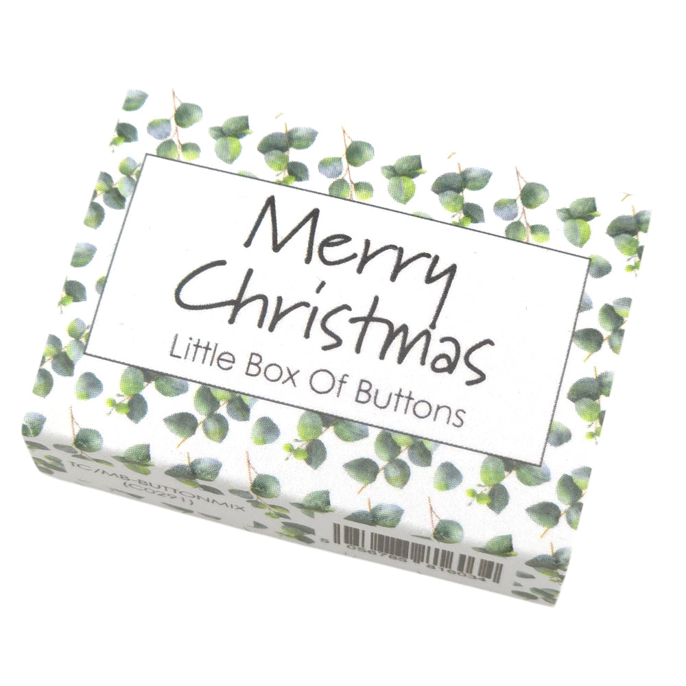 Watercolour Eucalyptus | Little Crafty Box of Buttons | Cracker Filler Mini Gift