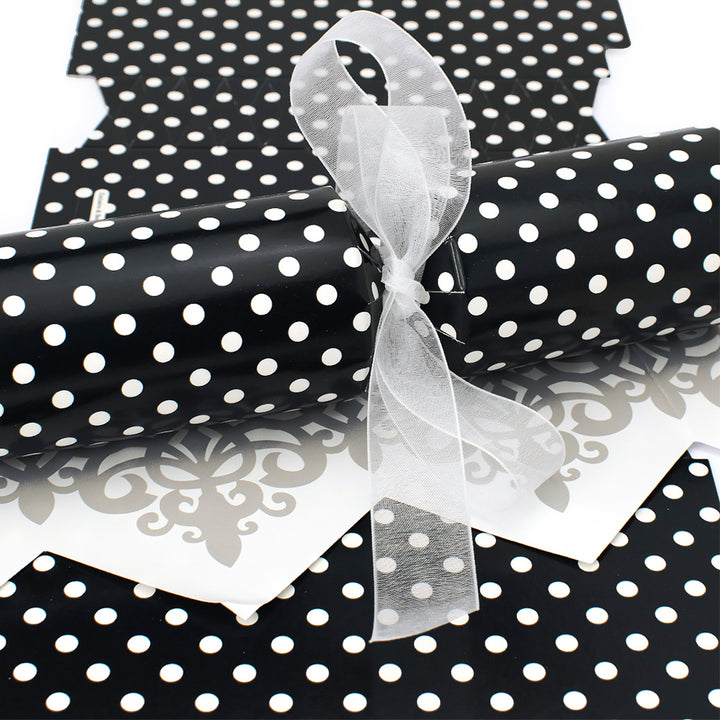 Monochrome Maxi Polka Dot | Cracker Making Craft Kit | Make & Fill Your Own