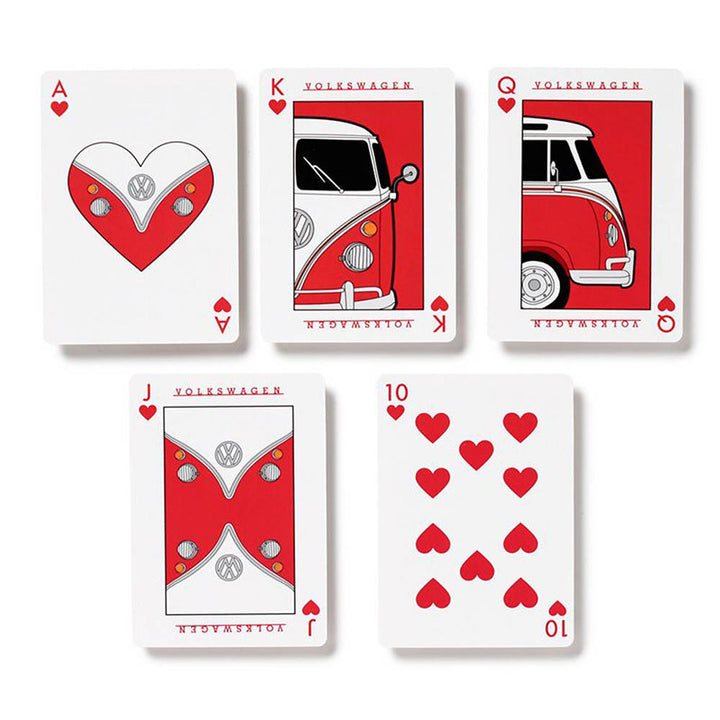 Blue Volkswagen VW T1 Camper | Themed Playing Cards | Little Gift