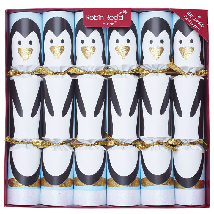 Racing Penguins Game | Chunky Christmas Crackers | 6 Pack | Ready Made