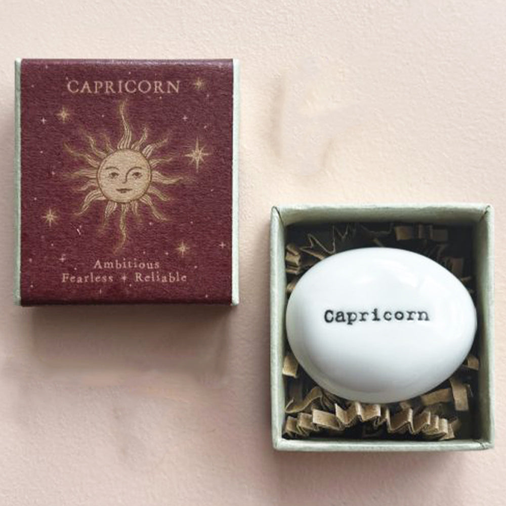 Star Sign | Boxed Zodiac Celestial Pebble Gift | Cracker Filler