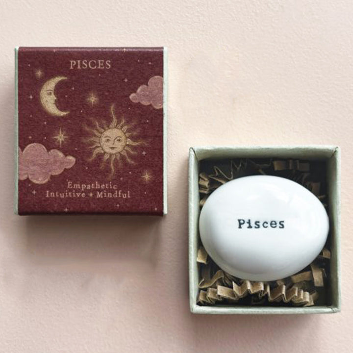 Star Sign | Boxed Zodiac Celestial Pebble Gift | Cracker Filler