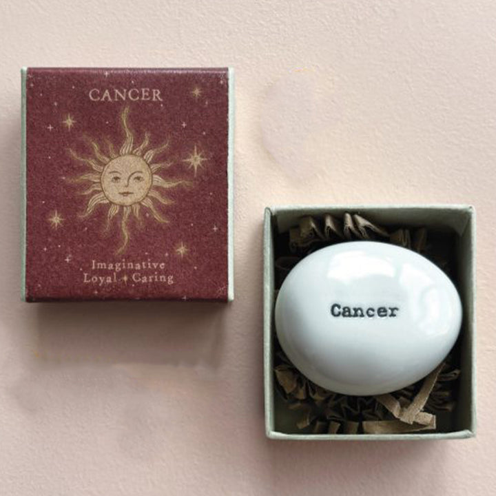 Star Sign | Boxed Zodiac Celestial Pebble Gift | Cracker Filler