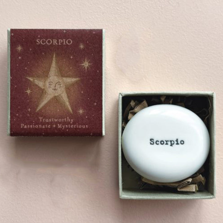 Star Sign | Boxed Zodiac Celestial Pebble Gift | Cracker Filler
