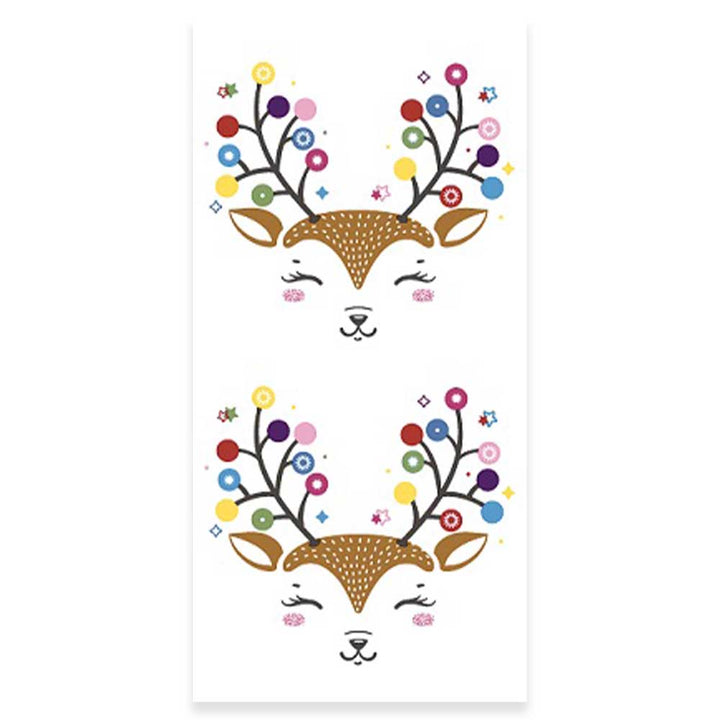 Cute Christmas Reindeer | Pocket Size Tissue Pack | Little Gift | Cracker Filler