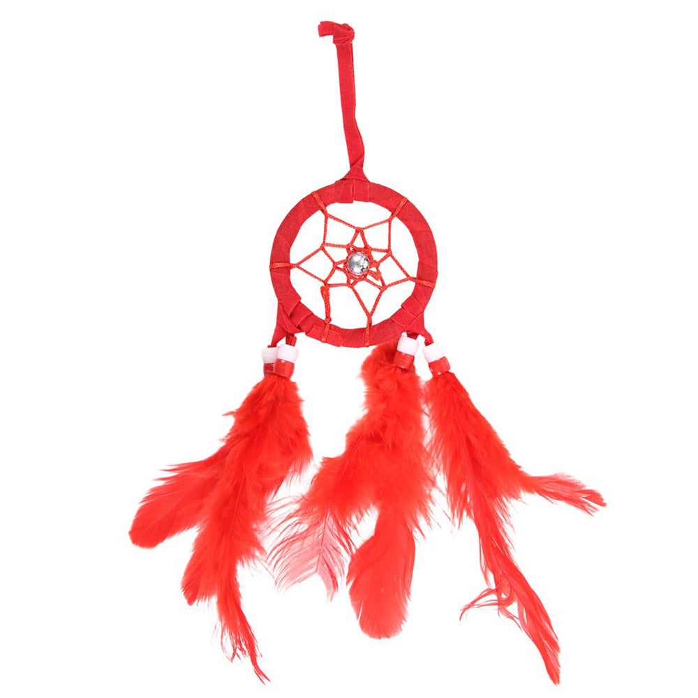 Red Mini Dream Catcher | Mini Gift | Cracker Filler