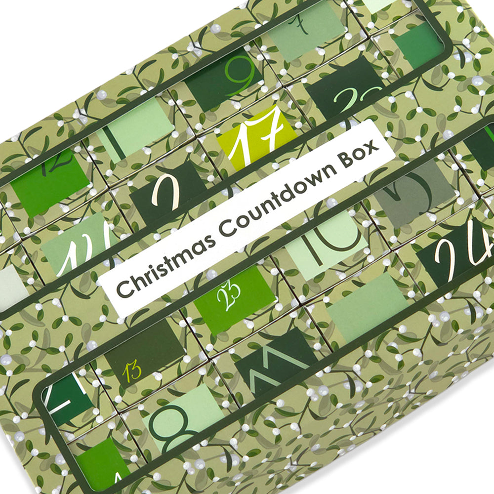 Advent Calendar Making Kit | 24 Cube Boxes &amp; Outer Box | Simply Mistletoe