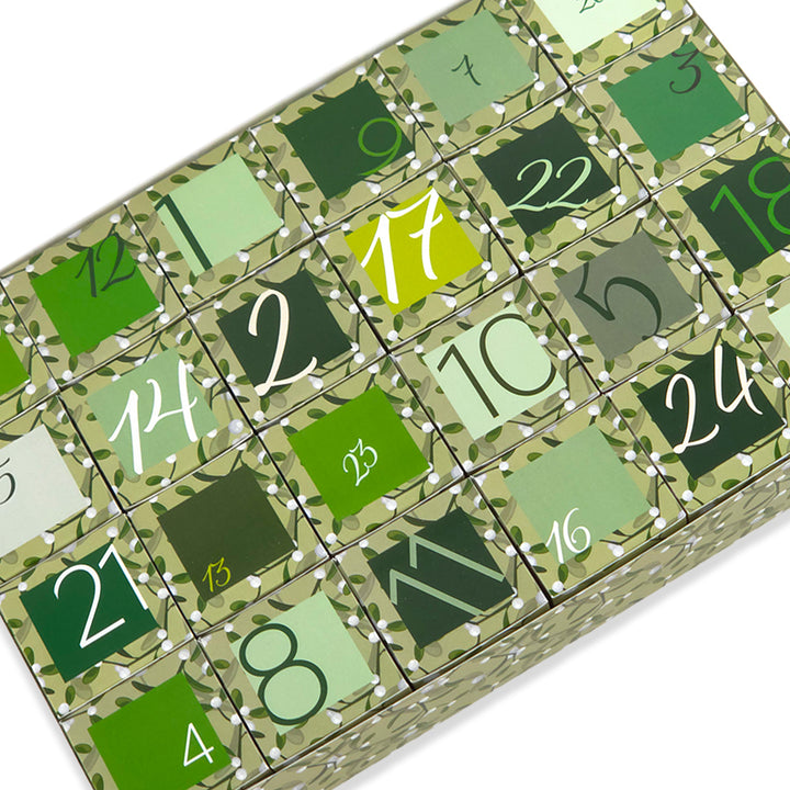 Advent Calendar Making Kit | 24 Cube Boxes &amp; Outer Box | Simply Mistletoe