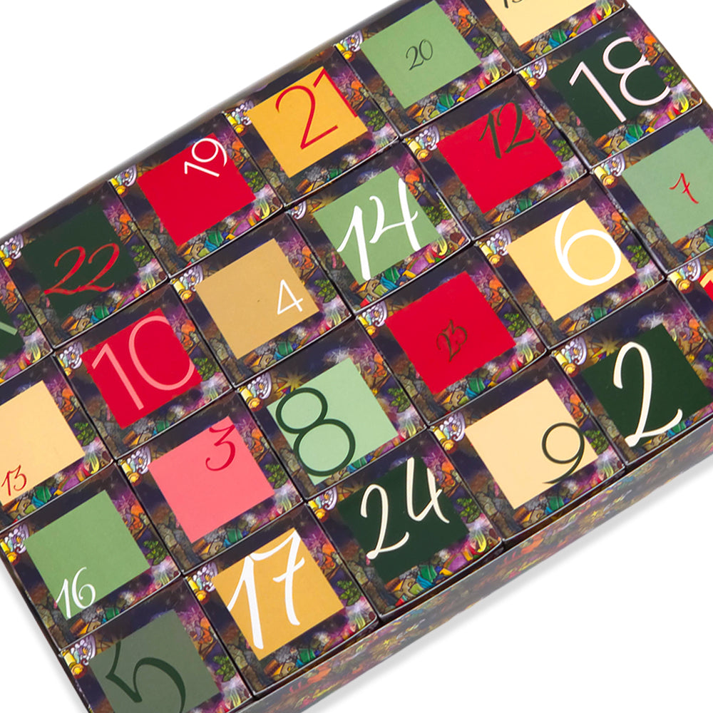 Advent Calendar Making Kit | 24 Cube Boxes &amp; Outer Box | Kids Nativity