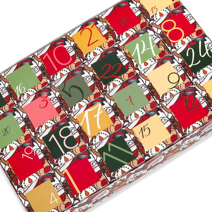 Personalised Advent Calendar Kit | 24 Cubes &amp; Outer Box | Christmas Character