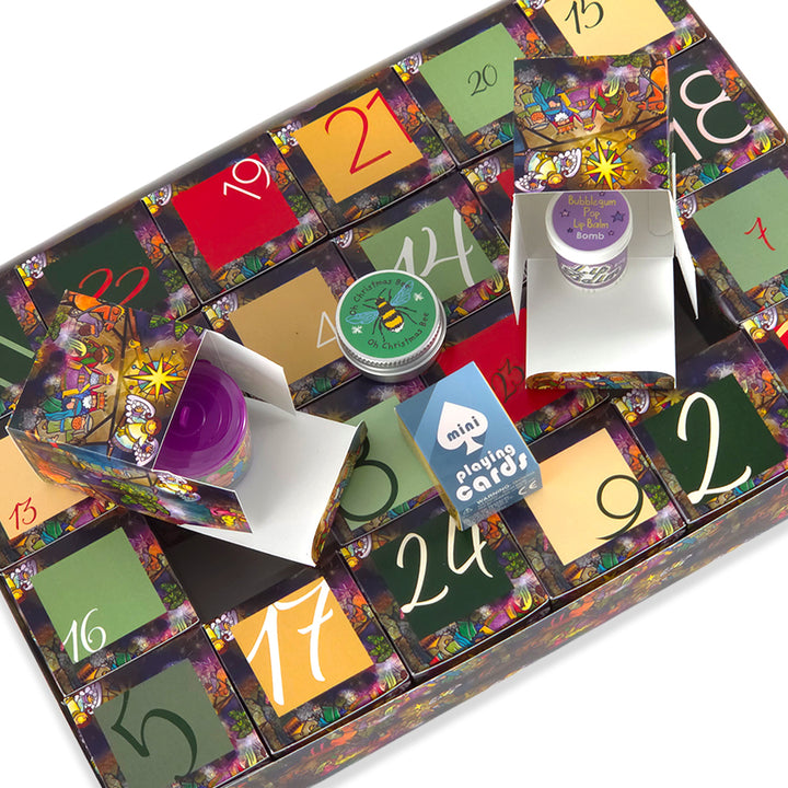 Personalised Advent Calendar Kit | 24 Cubes &amp; Outer Box | Kids Nativity
