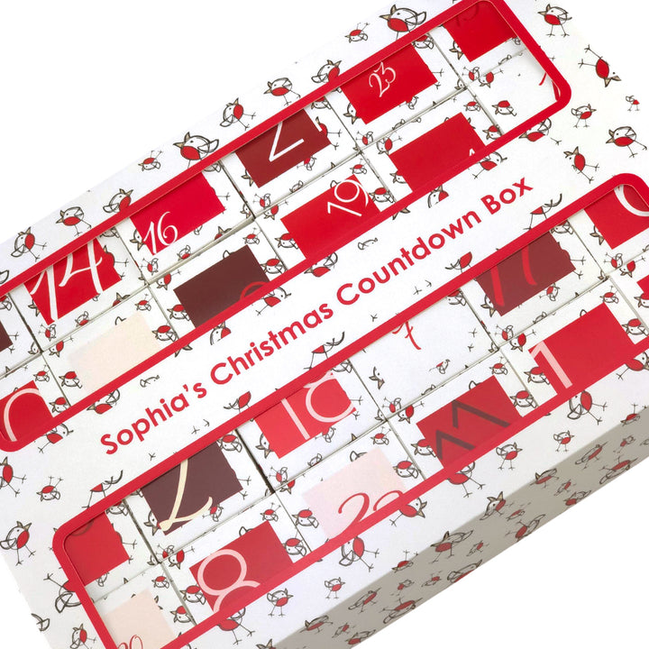 Personalised Advent Calendar Making Kit | Cube or Soap Box Style | Chirpy Robin