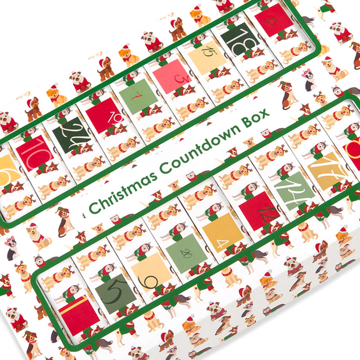 Advent Calendar Making Kit | 25 Soap Boxes &amp; Outer Box | Christmas Dogs