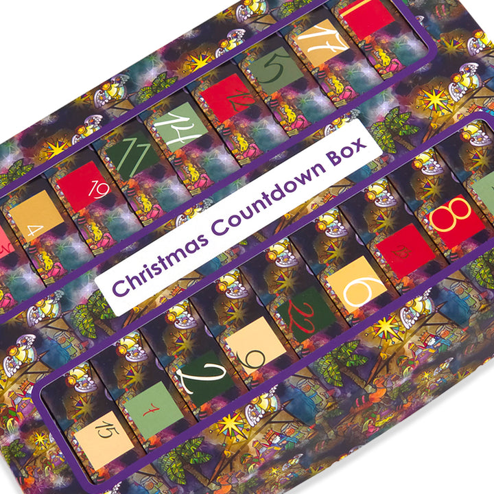 Advent Calendar Making Kit | 25 Soap Boxes &amp; Outer Box | Kids Nativity