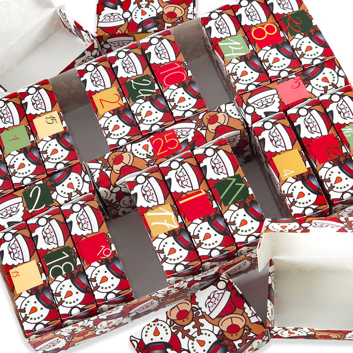 Personalised Advent Calendar Kit | 25 Soap Boxes &amp; Outer Box | Christmas Character