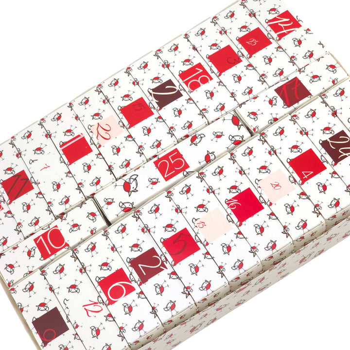 Personalised Advent Calendar Making Kit | Cube or Soap Box Style | Chirpy Robin