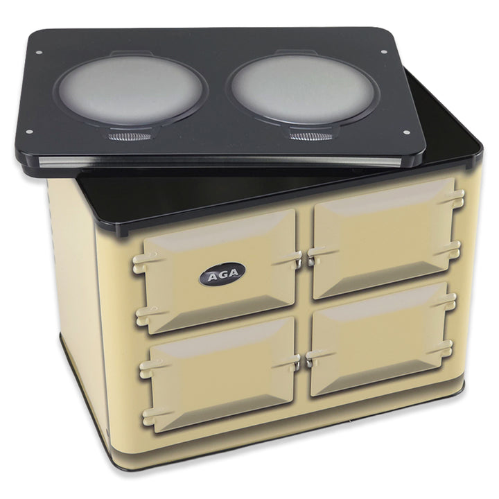 Cream Aga Cream Oven | Deep Rectangular Tin | 18.5 x 13 x 14.5cm