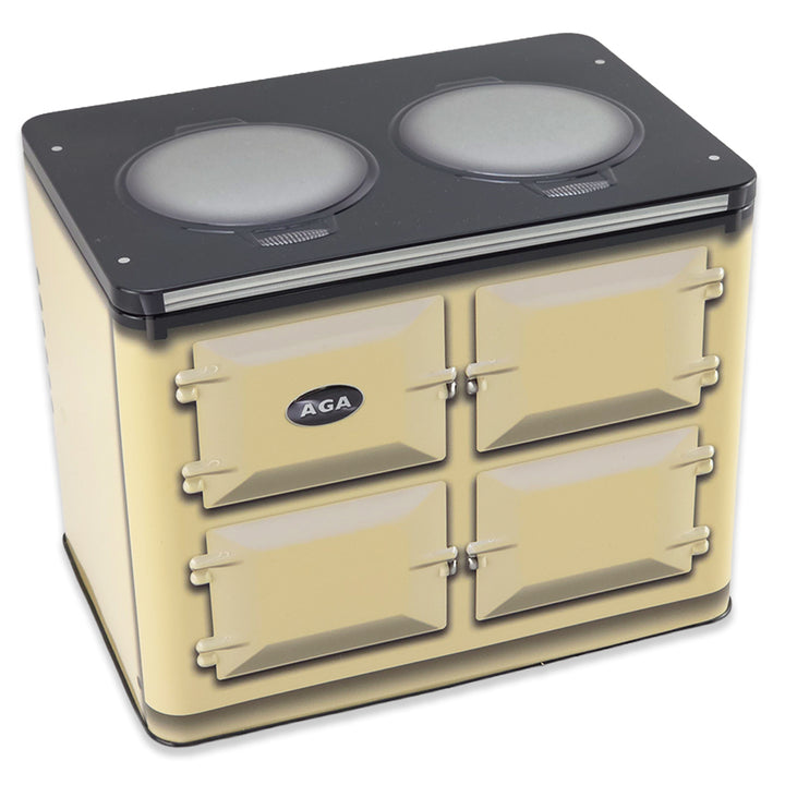 Cream Aga Cream Oven | Deep Rectangular Tin | 18.5 x 13 x 14.5cm