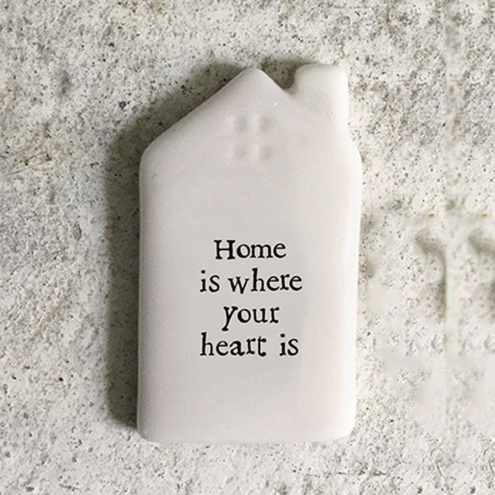 Home is Where Your Heart Is | Ceramic Token | Cracker Filler | Mini Gift