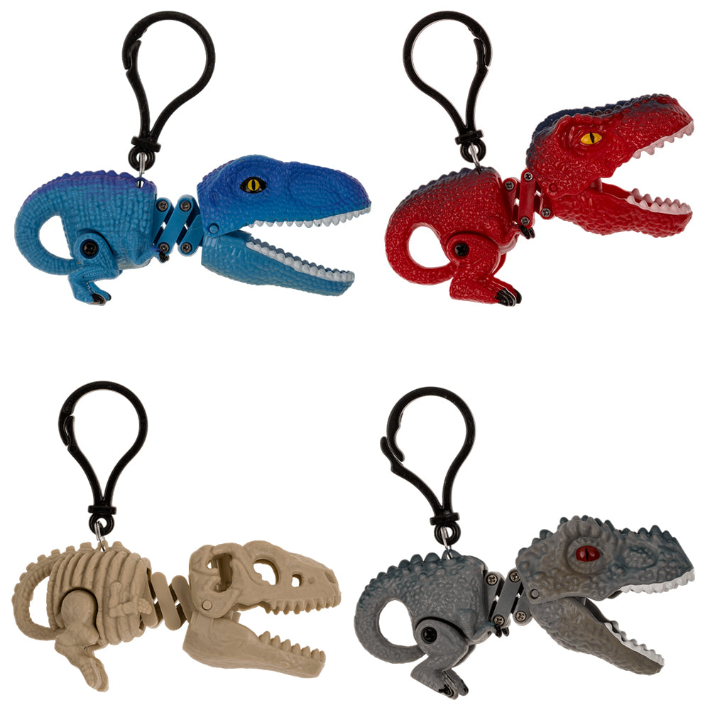 Dinosaur Chompers | Keyring in Plastic Egg | Single | Mini Gift | Cracker Filler