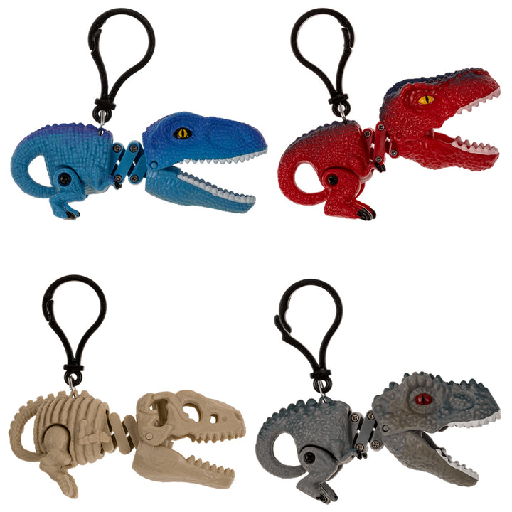 Dinosaur Chompers | Keyring in Plastic Egg | Single | Mini Gift | Cracker Filler