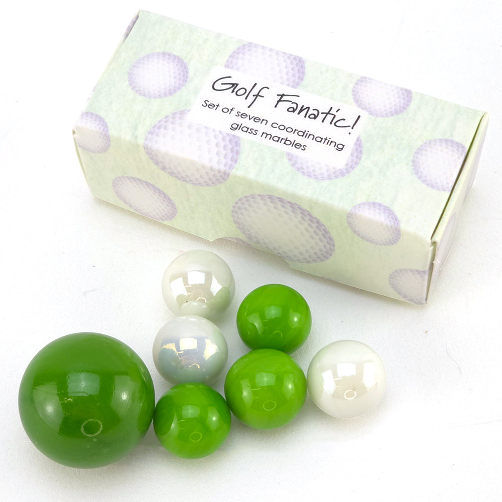 Golf Fanatic | Mini Box of Marbles for Grown Ups! | Cracker Filler Gift