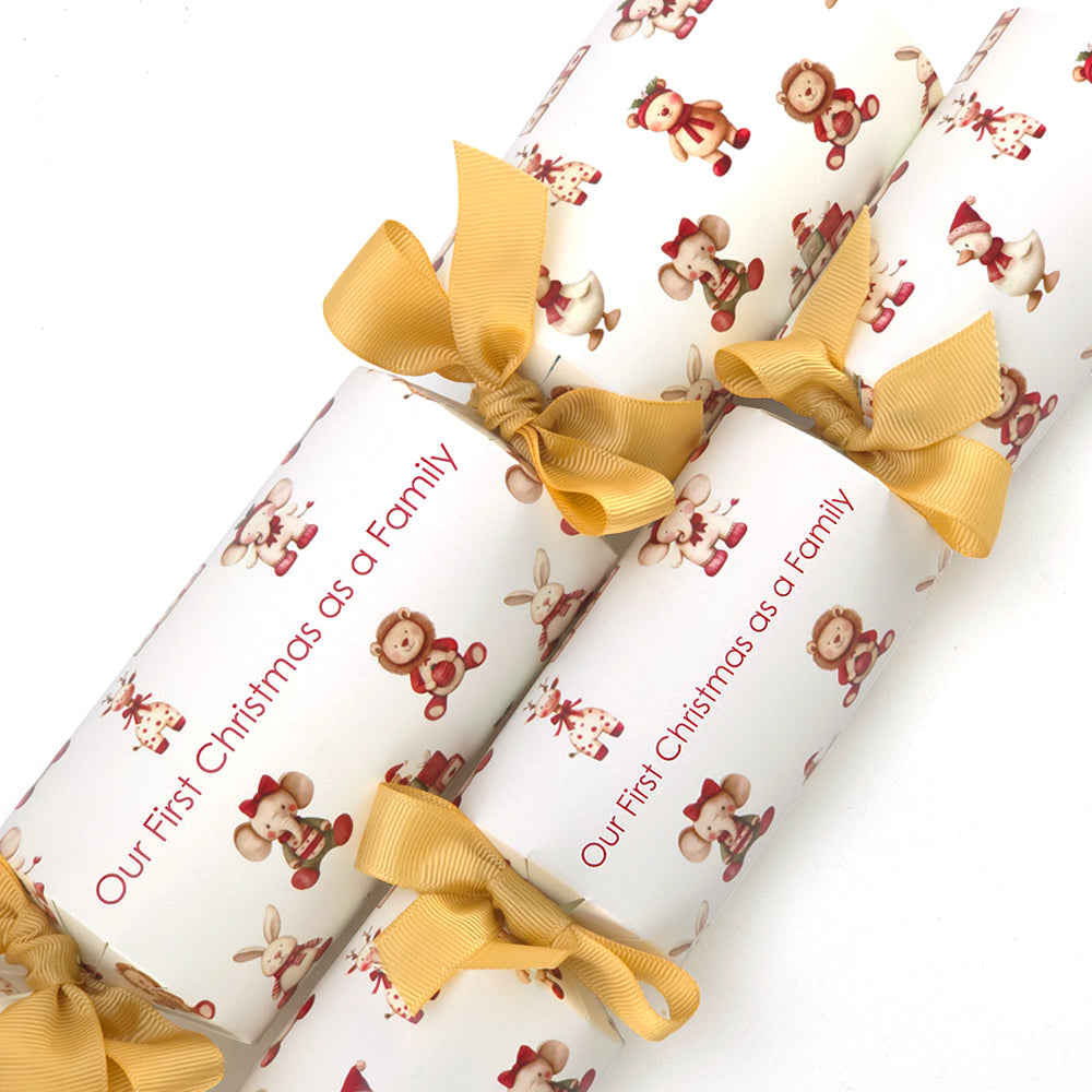 Our First Christmas as a Family | Cracker Making Craft Kit | Make &amp; Fill Your Own