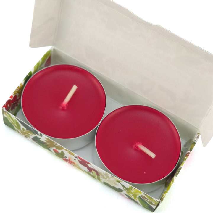 Chocolate & Cherry Tealights | Watercolour Berries | Mini Gift | Cracker Filler